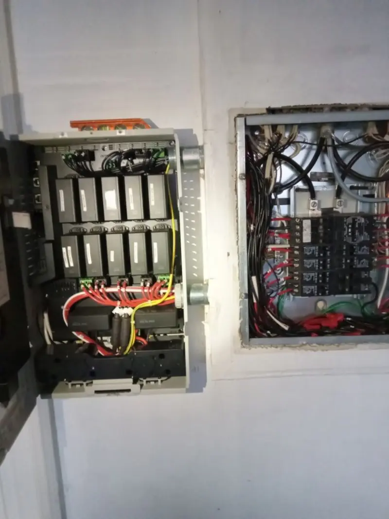 Electrical panel upgrade completed for Indoor Lighting Installation in Bismarck
